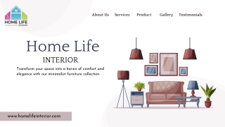 Home Life Interior Present an affordable Furniture Interior Designing Company