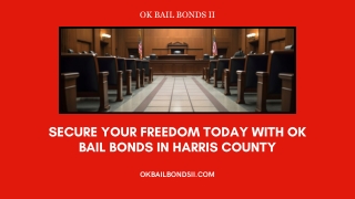 Secure Your Freedom Today with OK Bail Bonds in Harris County