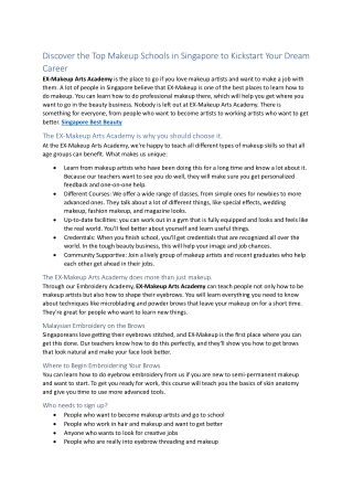 Singapore Best Beauty