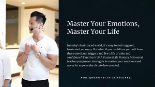 Overcome Emotional Triggers with the LMA Course Tim Han