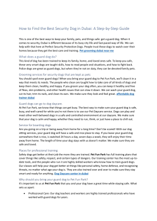 most trusted dog boarding