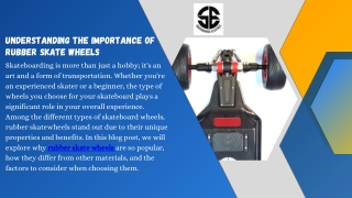 Buy High-Quality Rubber Skate Wheels for a Smooth Ride