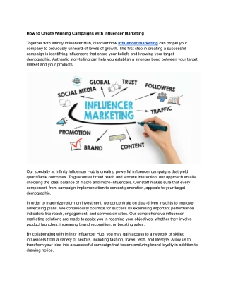 How to Create Winning Campaigns with Influencer Marketing