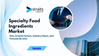 Specialty Food Ingredient Market