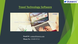 Travel Technology Software