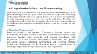 A Comprehensive Guide to Law Firm Accounting