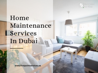 Home maintenance Services