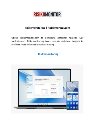 Risikomonitoring Risikomonitor