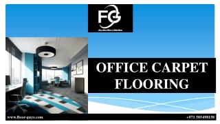 OFFICE CARPET FLOORING