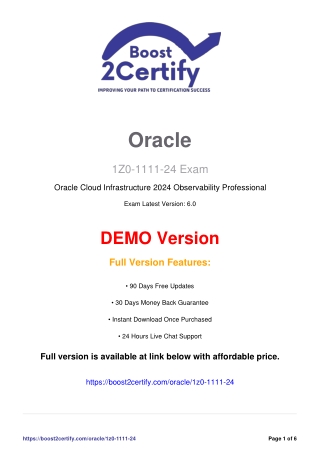 Excel in the 1Z0-1111-24 Exam | Oracle Advertising 2024 Certification Prep
