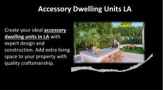 Accessory Dwelling Units LA