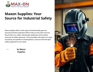 Best Maxon Equipment Options at Maxon Supplies
