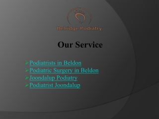 Leading Podiatrist in Joondalup – Expert Care