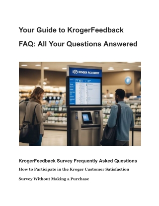 Krogerfeedback.com - www.Kroger.com - 50 fuel pt bonus