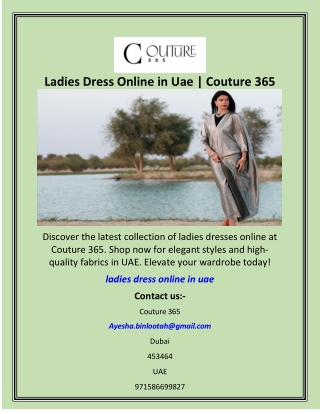 Ladies Dress Online in Uae   Couture 365