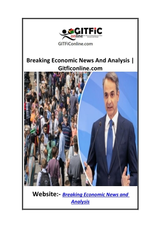 Breaking Economic News And Analysis  Gitficonline.com