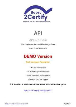 API-577 Certification Exam Guide – Master API 510 and RP 577 Standards