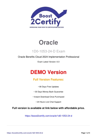 1Z0-1058-24 Certification Guide – Master Oracle Risk Management Cloud 2024