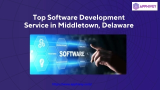 Top Software Development Service in Middletown, Delaware