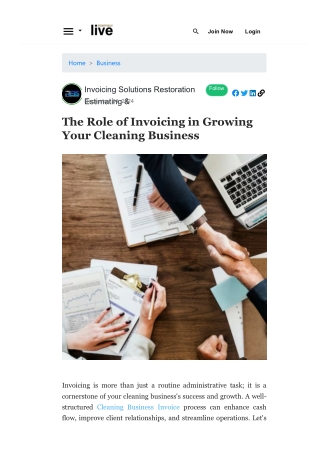 The Role of Invoicing in Growing Your Cleaning Business