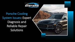 Porsche Cooling System Issues Expert Diagnosis and Reliable Repair Solutions