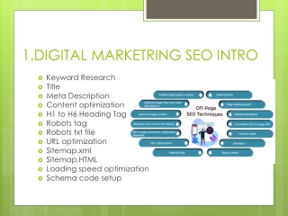 DIGITAL MARKETRING SEO INTRO