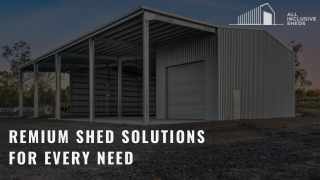 Your trusted provider of durable and versatile sheds Rockhampton