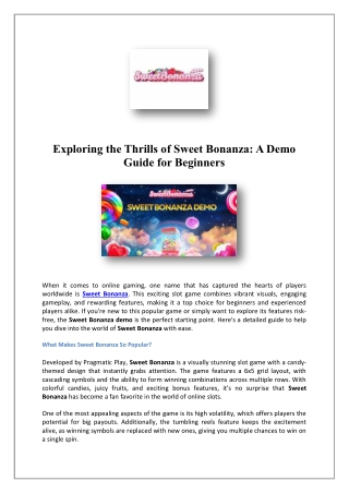 Tatlı Bonanza Demosu | Tatlı Bonanza