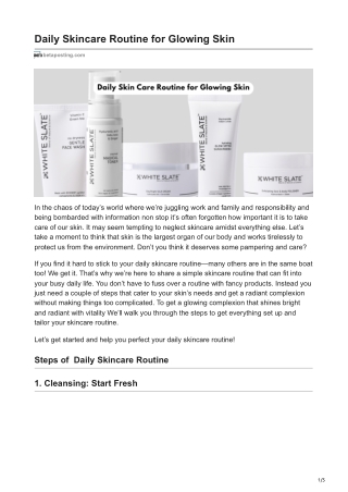 betaposting.com-Daily Skincare Routine for Glowing Skin