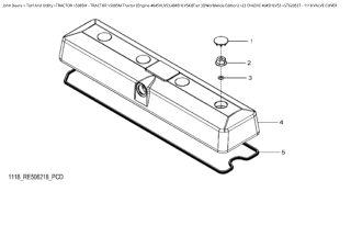 John Deere 5085M Tractor (Engine 4045HLV53, 4045HLV54) (Tier 3) (Worldwide Edition) Parts Catalogue Manual Instant Downl