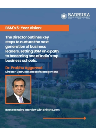 BSM's 5-Year Vision
