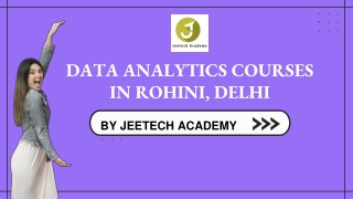 DATA ANALYTICS COURSES  IN ROHINI, DELHI
