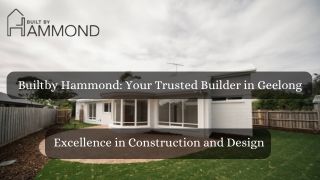 Builtby Hammond Your Trusted Builder Geelong