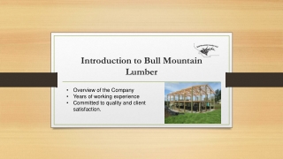 Pole Frame Buildings Services - Bull Mountain Lumber