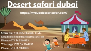 Dubai Desert Safari