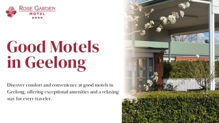 Good Motels in Geelong