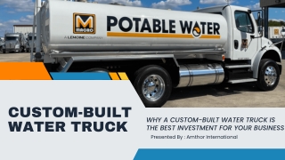 Exploring the Role of Water Tanker Trucks in Emergency and Disaster Response