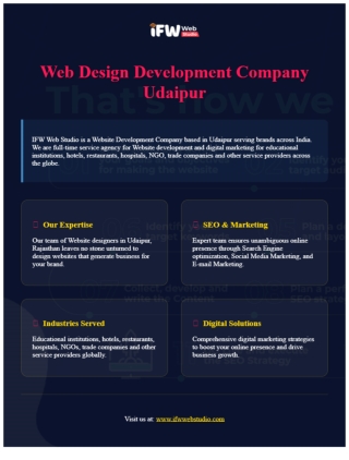 web development services in Udaipur