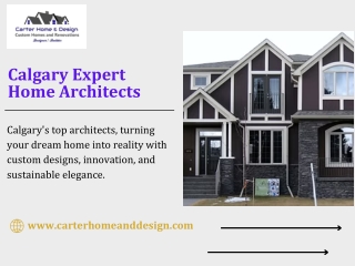 Calgary Expert Home Architects | Carter Home & Design