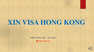 XIN VISA HONG KONG
