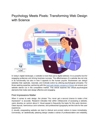 Psychology Meets Pixels_ Transforming Web Design with Science