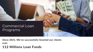 Commercial Loan Programs