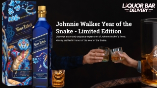 Johnnie Walker Year of the Snake - Limited Edition - Liquor Bar Delivery