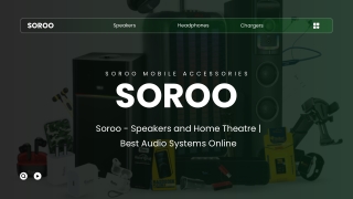 Soroo - Speakers and Home Theatre | Best Audio Systems Online