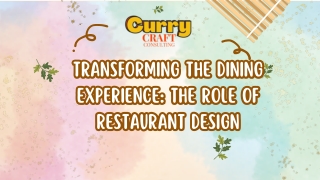 At Curry Craft Consulting, we specialize in empowering restaurant and franchise