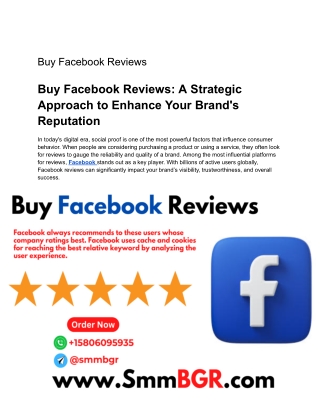 Best Place To Buy Facebook Reviews Canada
