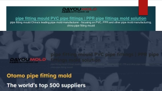 PVC Pipe Fittings Mold Company
