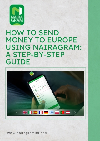 How to Send Money to Europe Using Nairagram A Simple Guide
