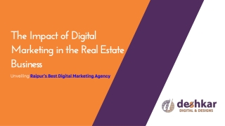 Best Digital Marketing Agency in Raipur ppt
