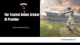 Most Trusted Online Cricket ID Provider